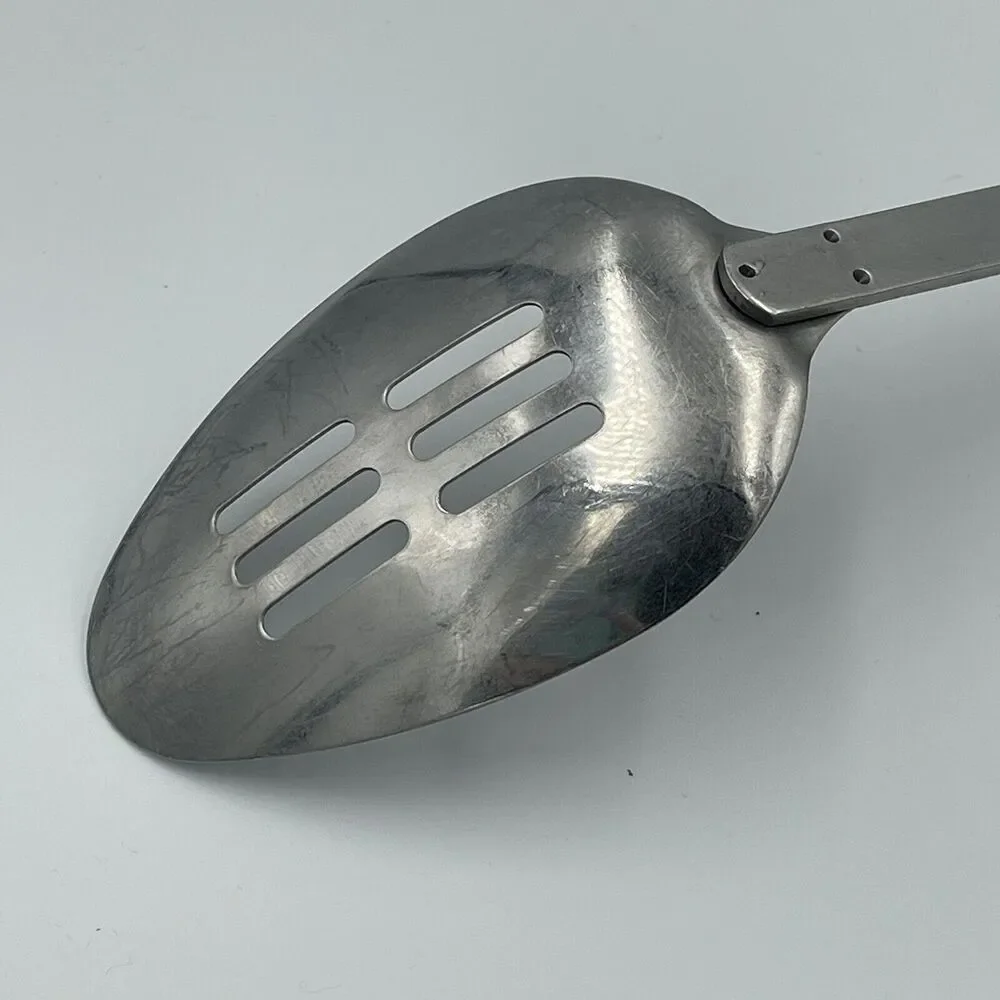 Best Results EKCO Stainless Slotted Kitchen Spoon Cooking Black Plastic Handle